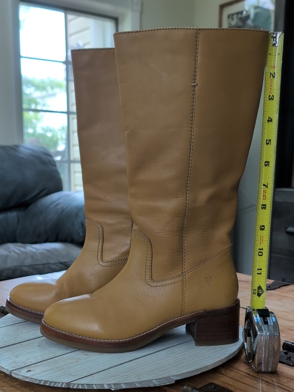 Frye Pull-on Genuine Leather Mid-Calf Women's Boots